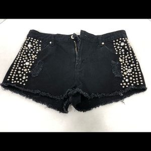 Forever21 Shorts Diamond Studded